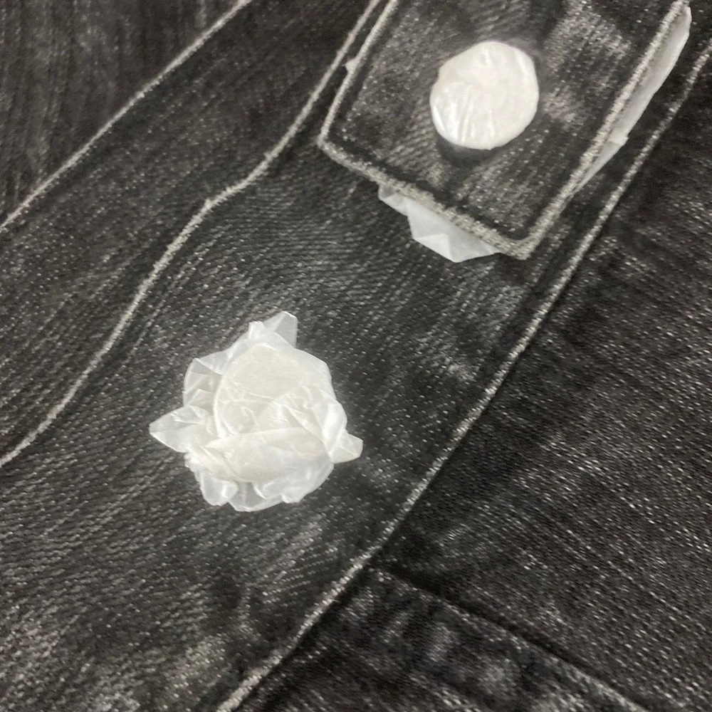 Youngla‎ Trucker Denim Jacket 5049 Black Medium